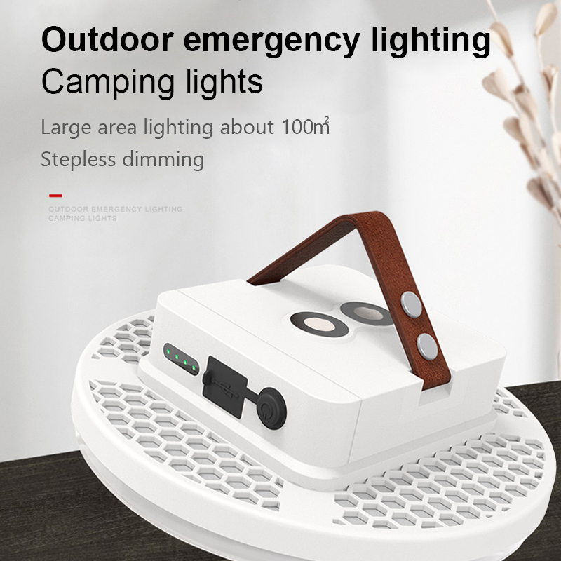 Cheap Goat Tents 15600mah Camping Lantern Portable Emergency Light Dimmable Magnetic Tent Bulb 2000lm Powerful Outdoor Waterproof Work Flashlight