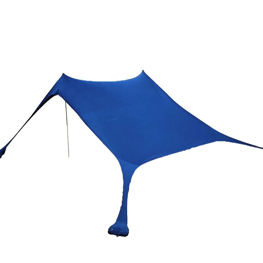 Cheap Goat Tents 210x170x150cm Family Portable Awning Waterproof Tarp Tent Shade Outdoor Camping Canopy Windproof Tent Tourist Beach Sun Shelter