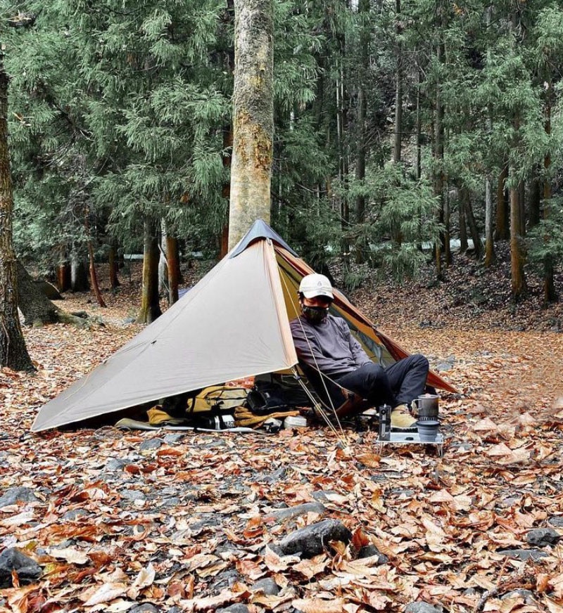 Cheap Goat Tents 3f Ul Gear Lanshan1 2 Ultralight Camping Tent Outdoor 15d Nylon Silicone 1