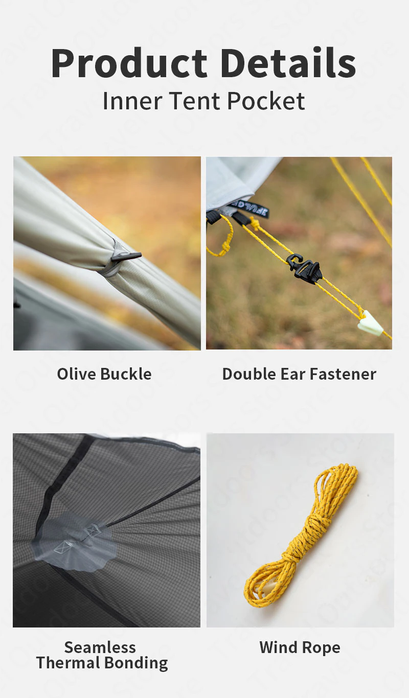 Cheap Goat Tents 3f Ul Gear Lanshan1 2 Ultralight Camping Tent Outdoor 15d Nylon Silicone 1