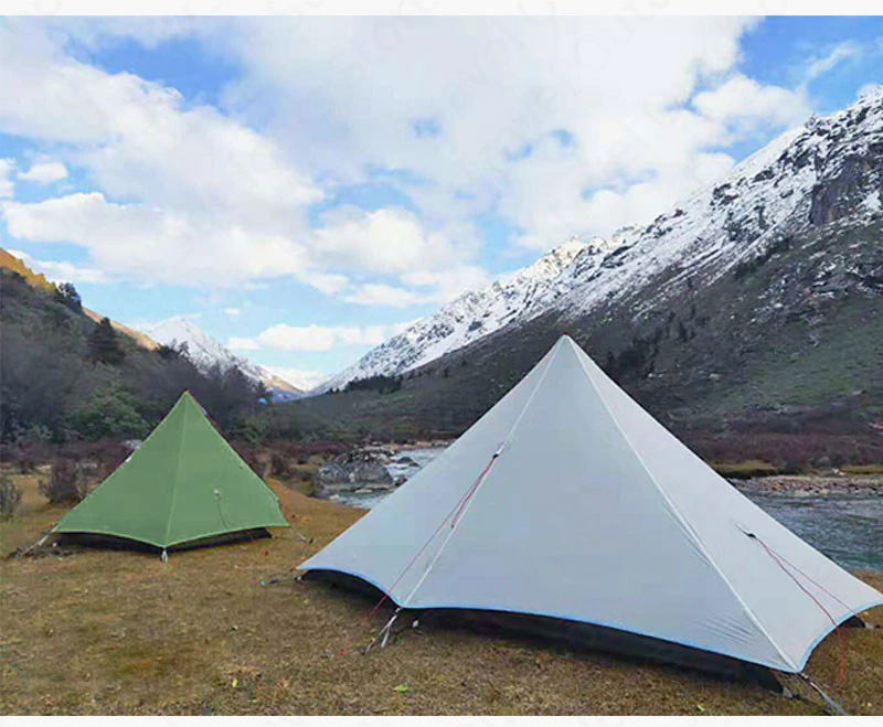 Cheap Goat Tents 3f Ul Gear Lanshan1 2 Ultralight Camping Tent Outdoor 15d Nylon Silicone 1