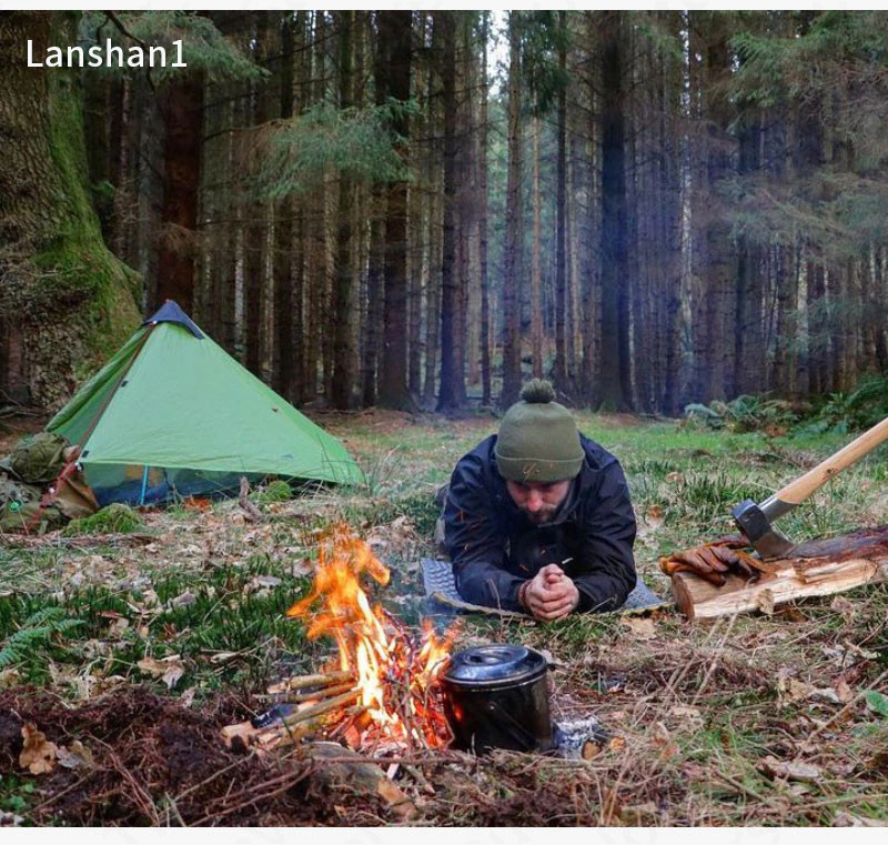 Cheap Goat Tents 3f Ul Gear Lanshan1 2 Ultralight Camping Tent Outdoor 15d Nylon Silicone 1