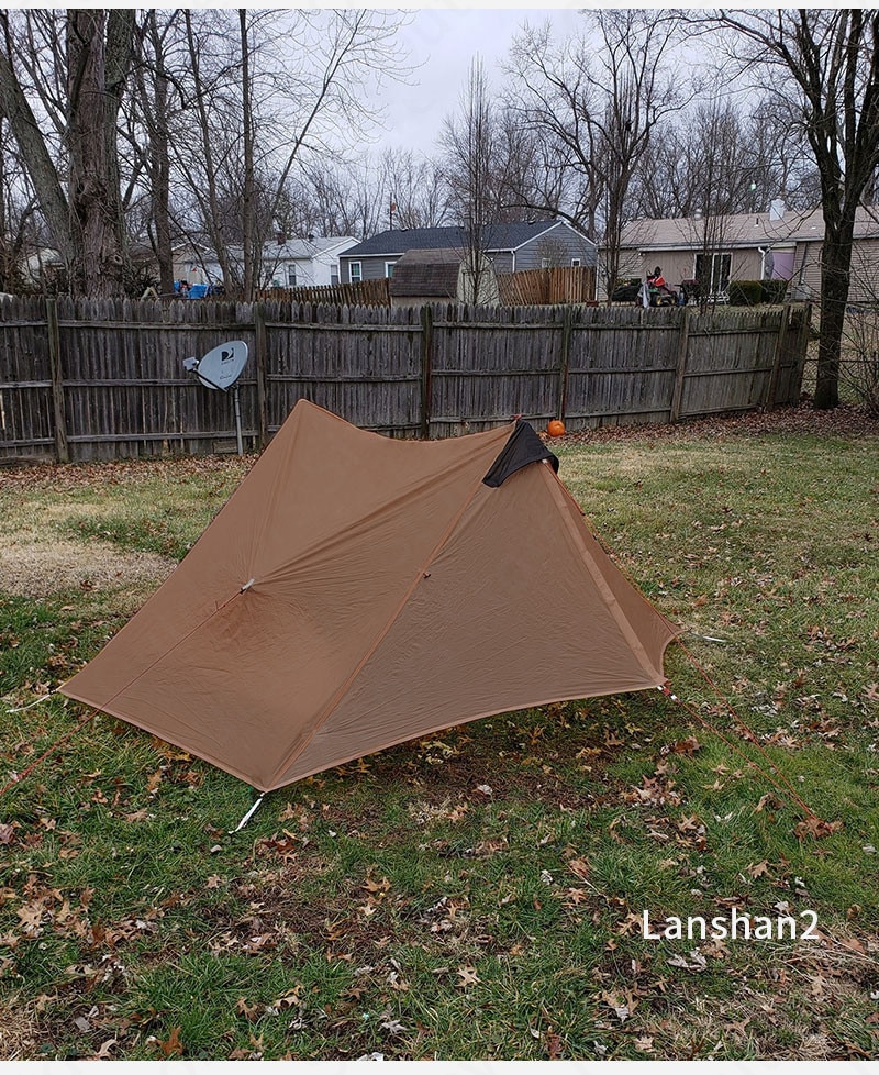 Cheap Goat Tents 3f Ul Gear Lanshan1 2 Ultralight Camping Tent Outdoor 15d Nylon Silicone 1