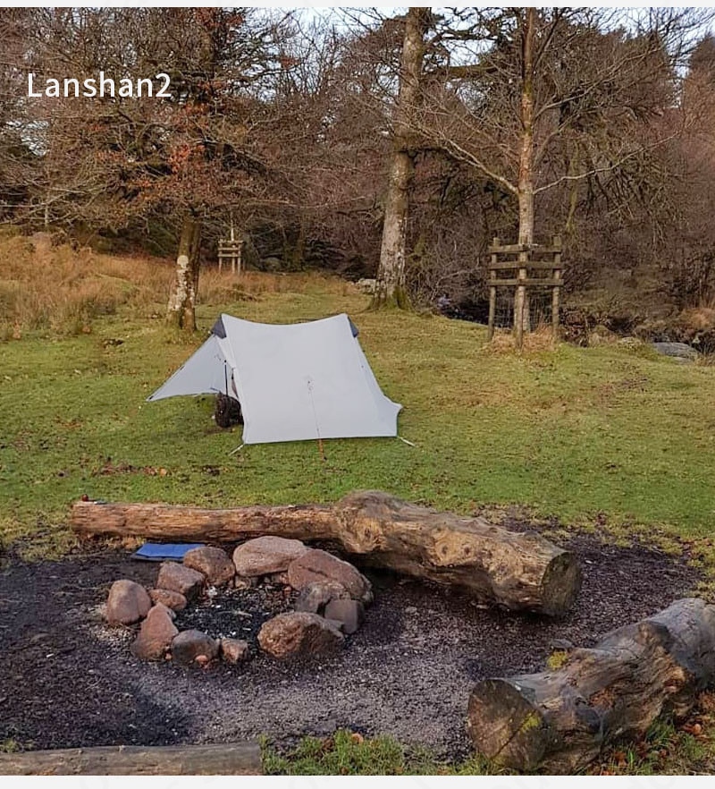 Cheap Goat Tents 3f Ul Gear Lanshan1 2 Ultralight Camping Tent Outdoor 15d Nylon Silicone 1