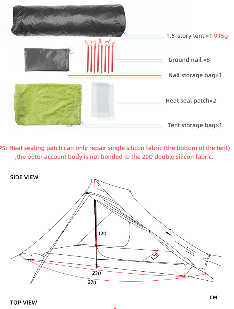Cheap Goat Tents 3f Ul Gear Lanshan 2 Pro Tent 2 Person Outdoor Ultralight Camping Tent 3 Season Professional 20d Nylon Both Sides Silicon Tent
