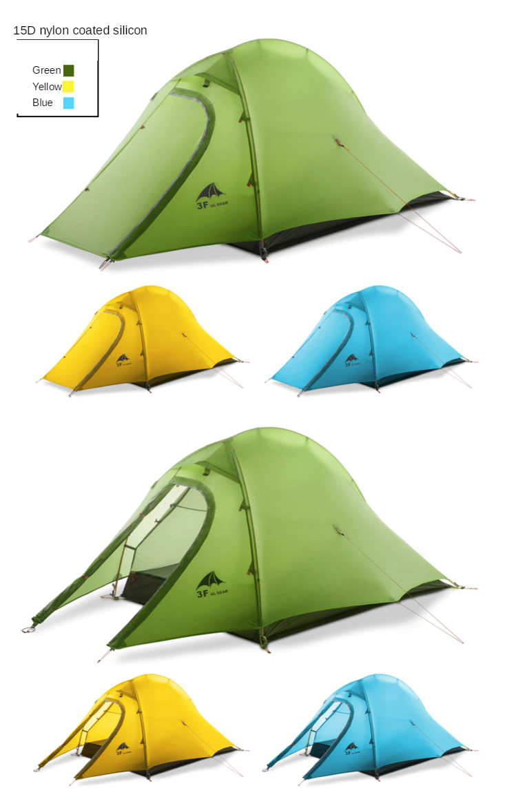 Cheap Goat Tents 3f Ul Gear Zhengtu 2 Ultralight 15d Coated Silicon 3 Season Camping Tent Or 4 Season Outdoor Anti