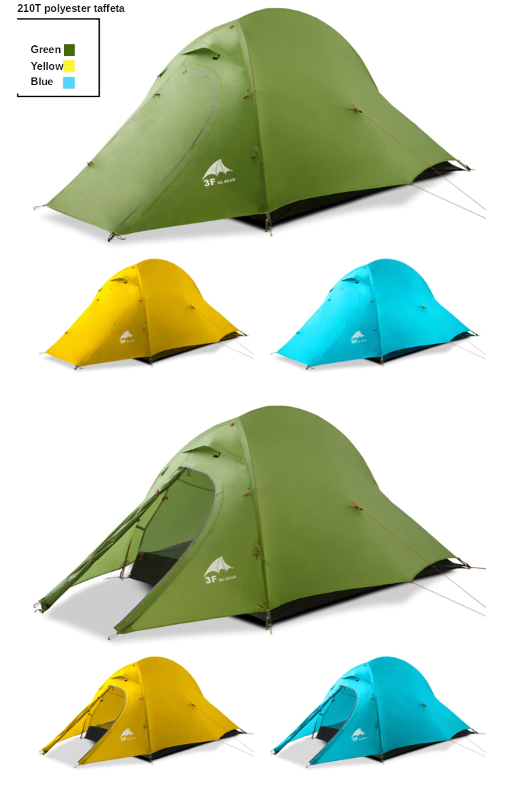 Cheap Goat Tents 3f Ul Gear Zhengtu 2 Ultralight 15d Coated Silicon 3 Season Camping Tent Or 4 Season Outdoor Anti