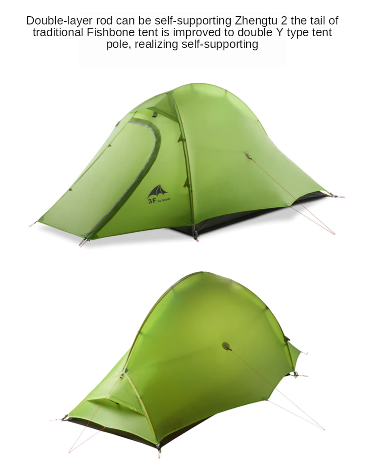 Cheap Goat Tents 3f Ul Gear Zhengtu 2 Ultralight 15d Coated Silicon 3 Season Camping Tent Or 4 Season Outdoor Anti