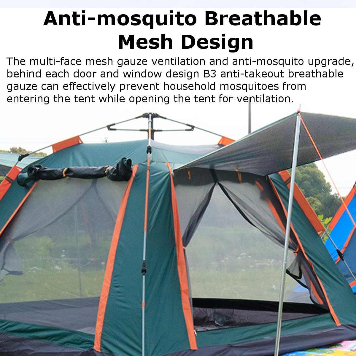 Cheap Goat Tents 6~7 Person Camping Tent Waterproof Uv Resistance Sun Shelters For Hiking Fishing Travel Beach Portable Travel Tent