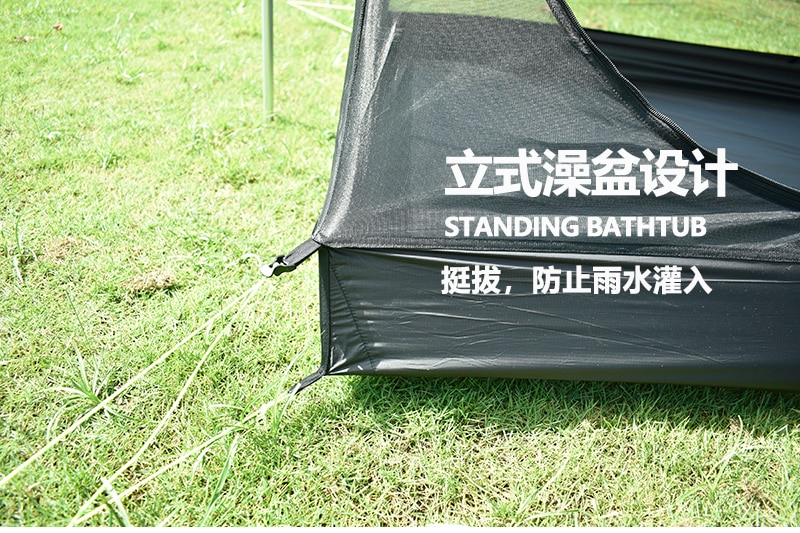 Cheap Goat Tents Aricxi Multifunctional Pro Tent Oudoor 2 Person Ultralight Camping Tent 3 Season Professional 20d Silnylon Rodless Tent