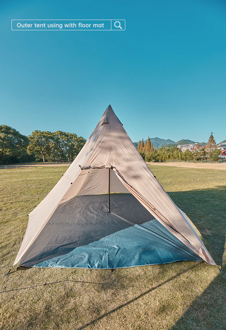 Cheap Goat Tents Bswolf Large Pyramid Tent Ultralight Camping Tent Large Outdoor Teepee Indian Pyramid Tent 5