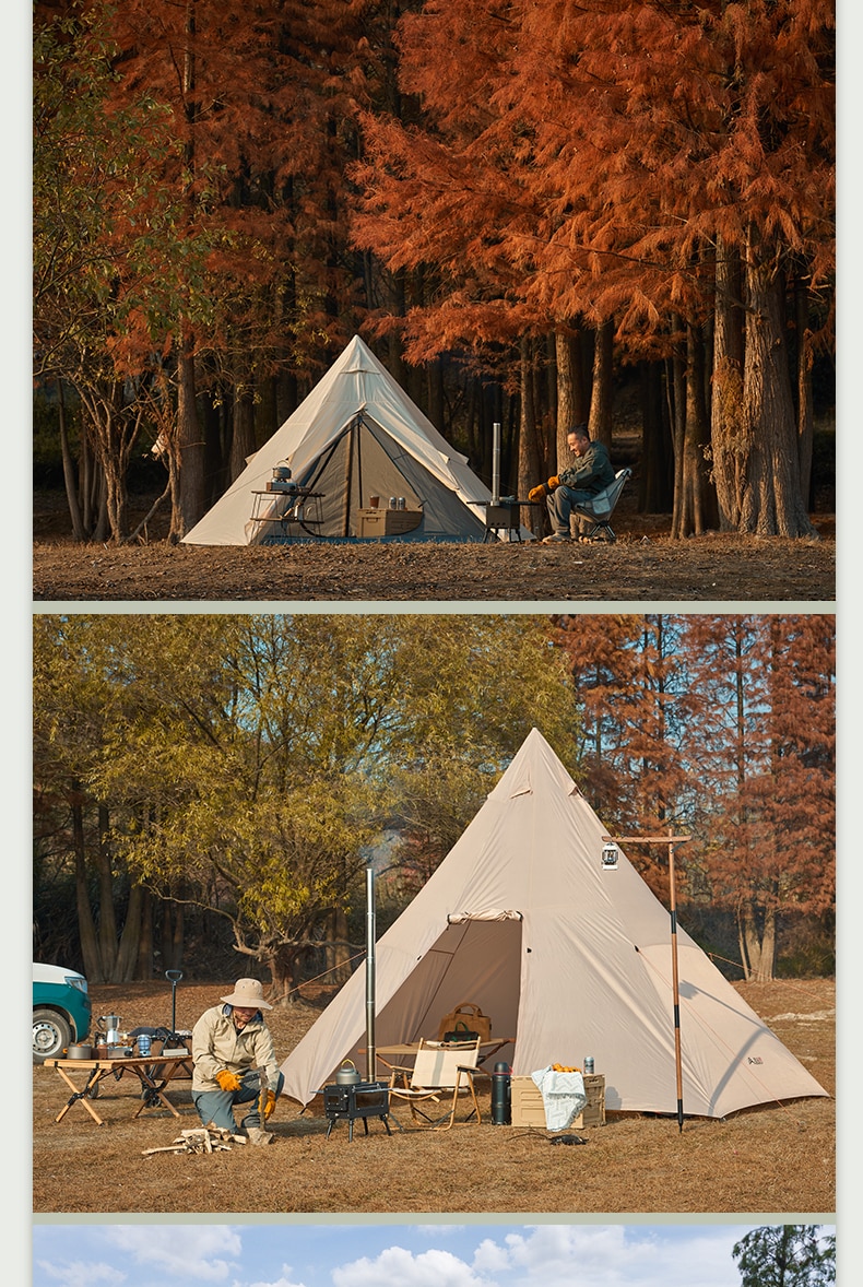 Cheap Goat Tents Bswolf Large Pyramid Tent Ultralight Camping Tent Large Outdoor Teepee Indian Pyramid Tent 5