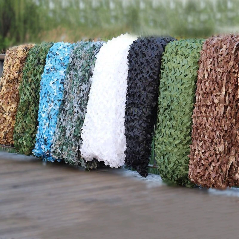 Cheap Goat Tents Camouflage Net Military Training Tent Shade Outdoor Camping Hunting Shelter Car Cover Garden Decoration Send Installation Rope 1