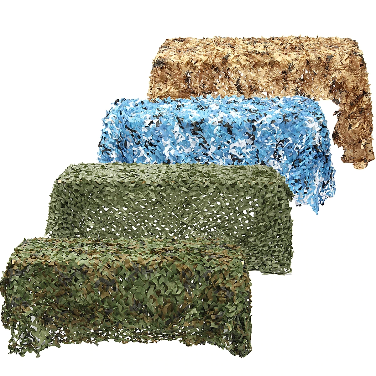 Cheap Goat Tents Camouflage Net Military Training Tent Shade Outdoor Camping Hunting Shelter Car Cover Garden Decoration Send Installation Rope 1