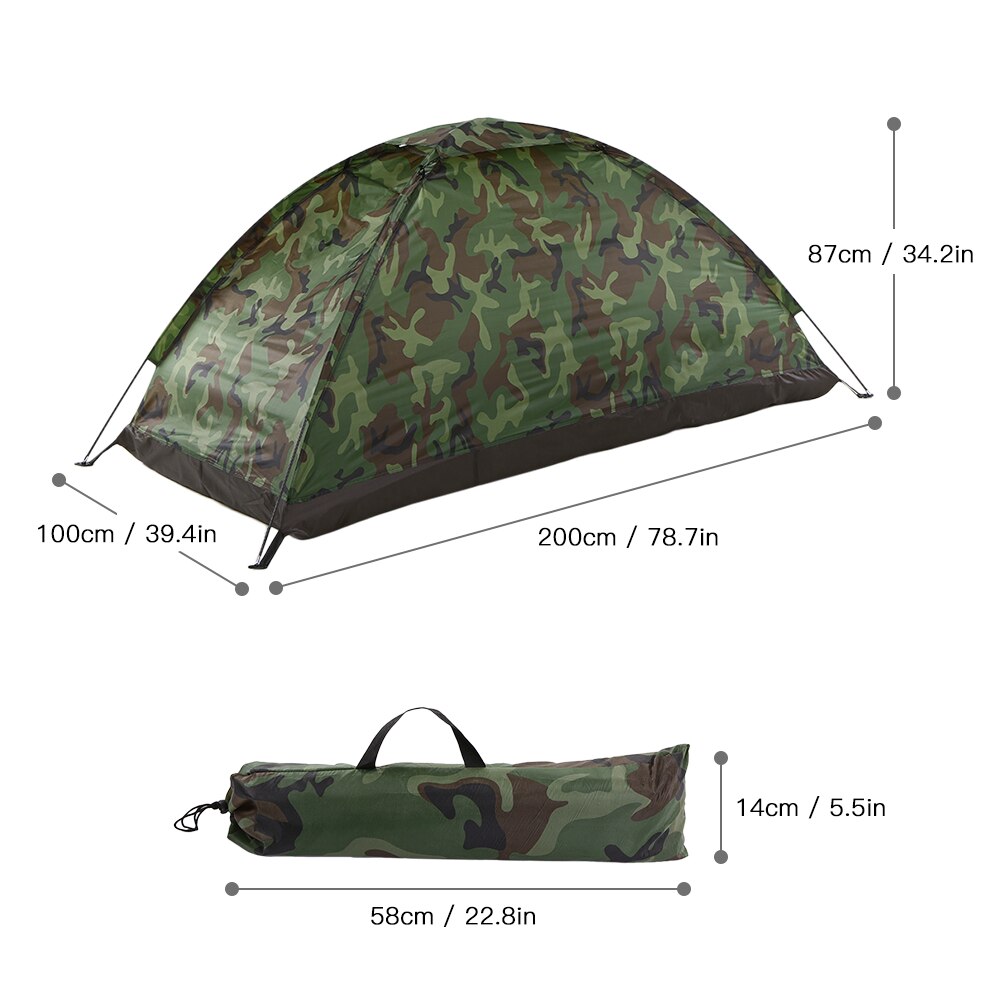 Cheap Goat Tents Camping Tent For 1~2 People Outdoor Travel Camping Tent With Bag Portable Camping Tents Outdoor Camouflage Travel Beach Tents