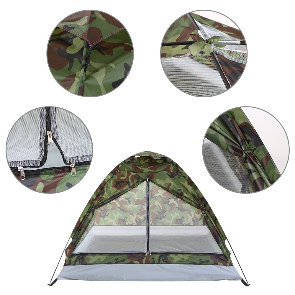 Cheap Goat Tents Camping Tent For 1~2 People Outdoor Travel Camping Tent With Bag Portable Camping Tents Outdoor Camouflage Travel Beach Tents