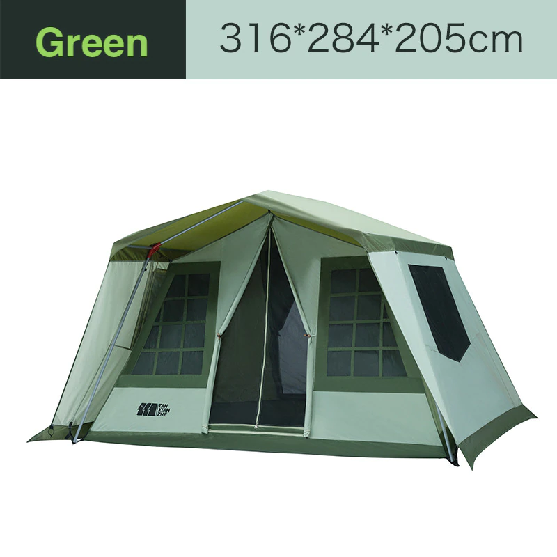 Cheap Goat Tents Explorers Outdoor Tent Camping Thickened Room Type Tent Sunscreen And Rainproof Villa Large Luxury Camping Tent