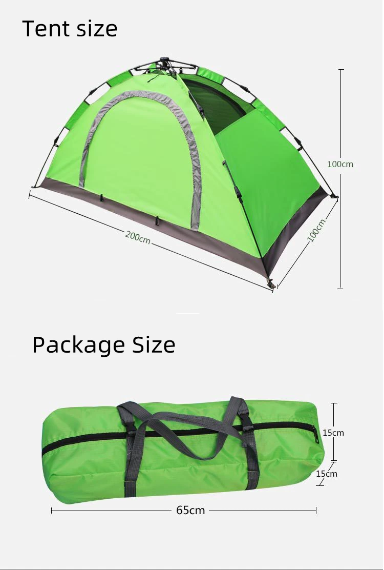 Cheap Goat Tents Folding Tent Ultralight Waterproof Tents Camping Equipment Automatic Travel Outdoor One