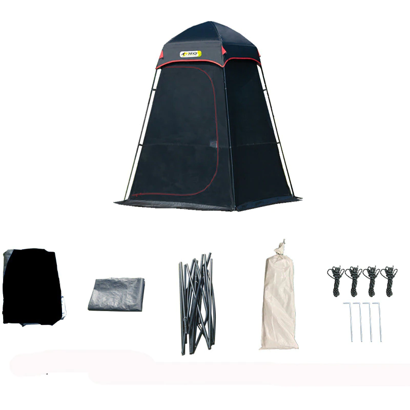 Cheap Goat Tents Large Size High Quality Outdoor Strong Shower Tent Toilet Dressing Changing Room Beach Tour Outside Movable Wc Fishing Sunshade