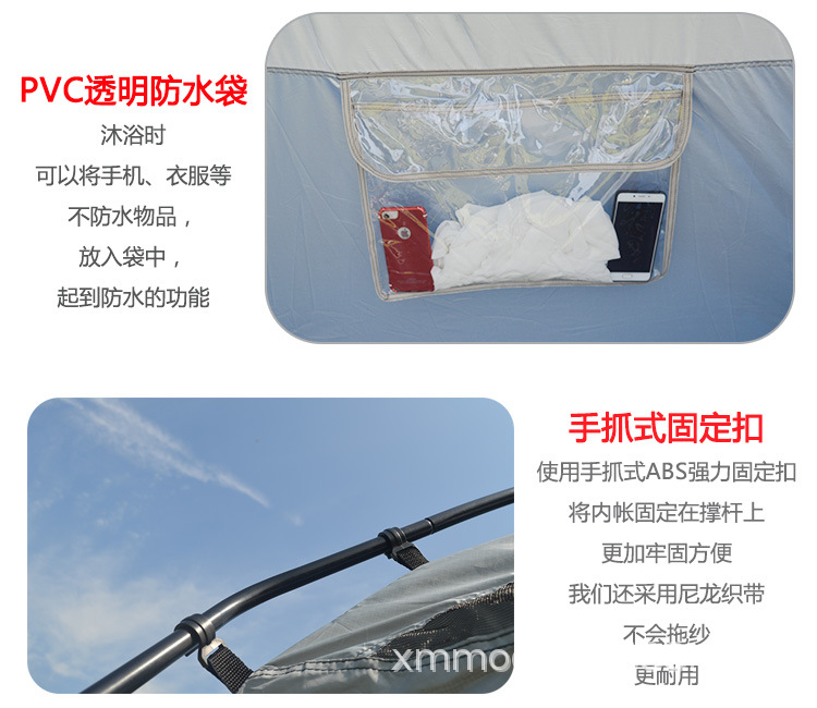 Cheap Goat Tents Large Size High Quality Outdoor Strong Shower Tent Toilet Dressing Changing Room Beach Tour Outside Movable Wc Fishing Sunshade