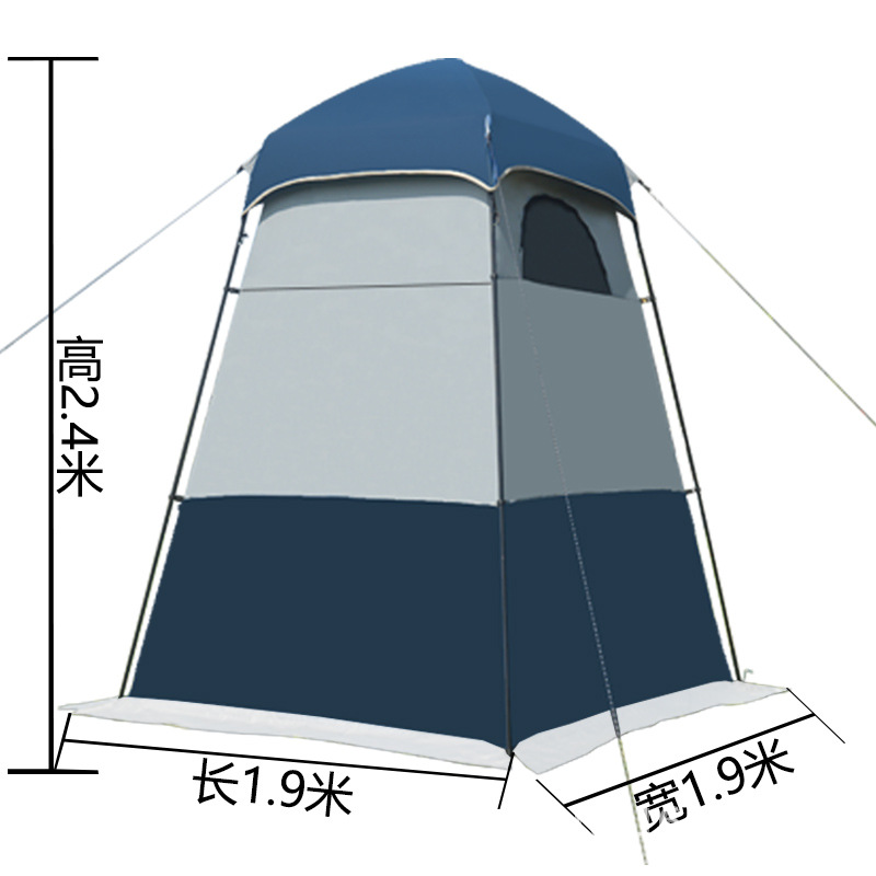 Cheap Goat Tents Large Size High Quality Outdoor Strong Shower Tent Toilet Dressing Changing Room Beach Tour Outside Movable Wc Fishing Sunshade