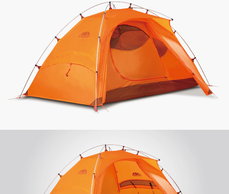 Cheap Goat Tents Longsinger G6 Silicon Ultra Light Double Deck Outdoor Camping Climbing Ten
