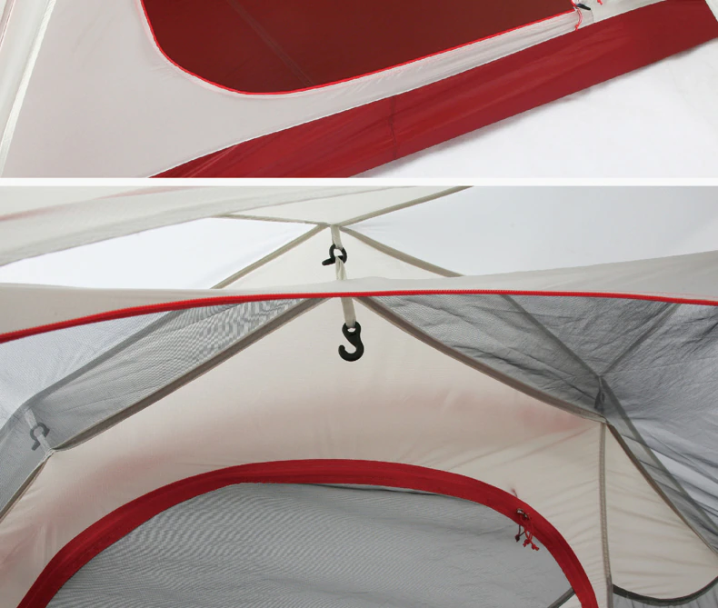 Cheap Goat Tents Longsinger G6 Silicon Ultra Light Double Deck Outdoor Camping Climbing Ten
