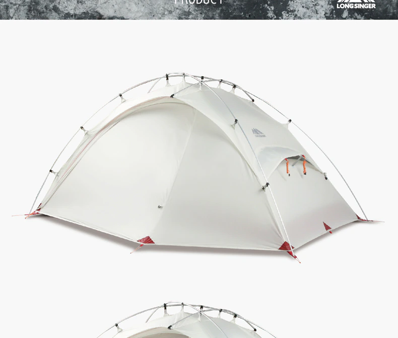 Cheap Goat Tents Longsinger G6 Silicon Ultra Light Double Deck Outdoor Camping Climbing Ten