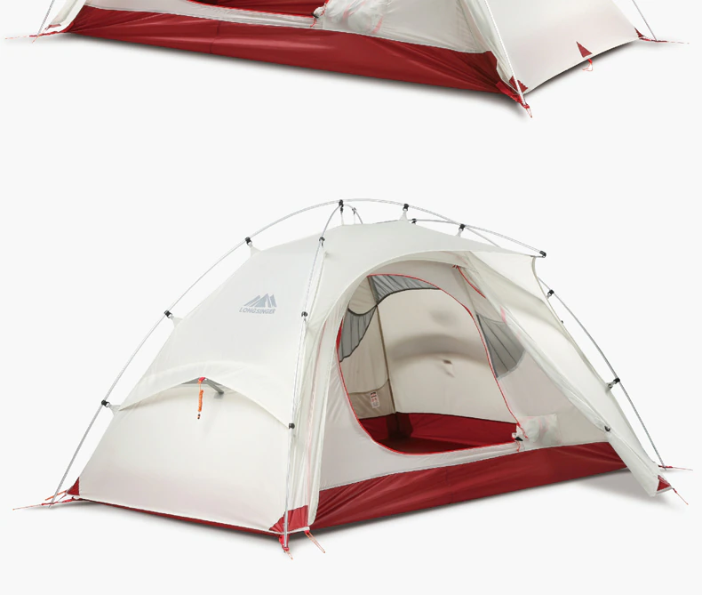 Cheap Goat Tents Longsinger G6 Silicon Ultra Light Double Deck Outdoor Camping Climbing Ten