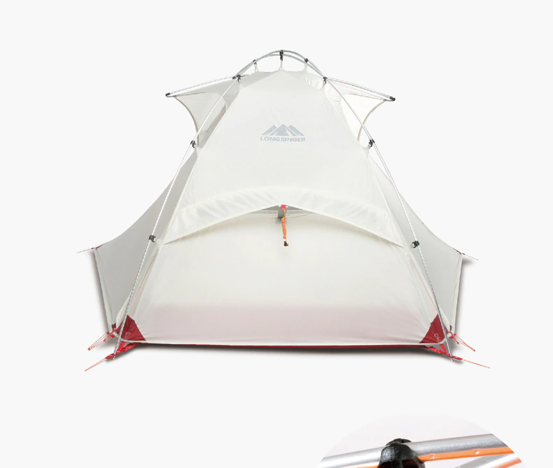 Cheap Goat Tents Longsinger G6 Silicon Ultra Light Double Deck Outdoor Camping Climbing Ten
