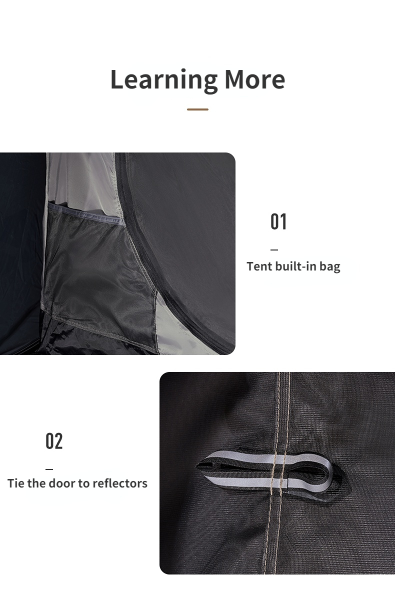Cheap Goat Tents Mobi Garden Nature Hike Outdoor Camping Tent Large Space Windproof Rain Proof Ventilation Camping Equipment Tourist Tents