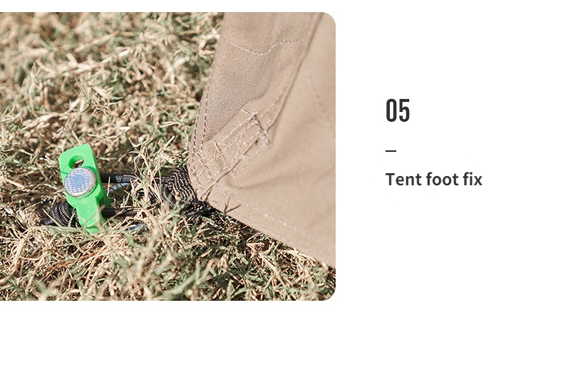Cheap Goat Tents Mobi Garden Nature Hike Outdoor Camping Tent Travel Large Space Light Luxury Cotton Rain Proof Sun Protection Camping Equipment