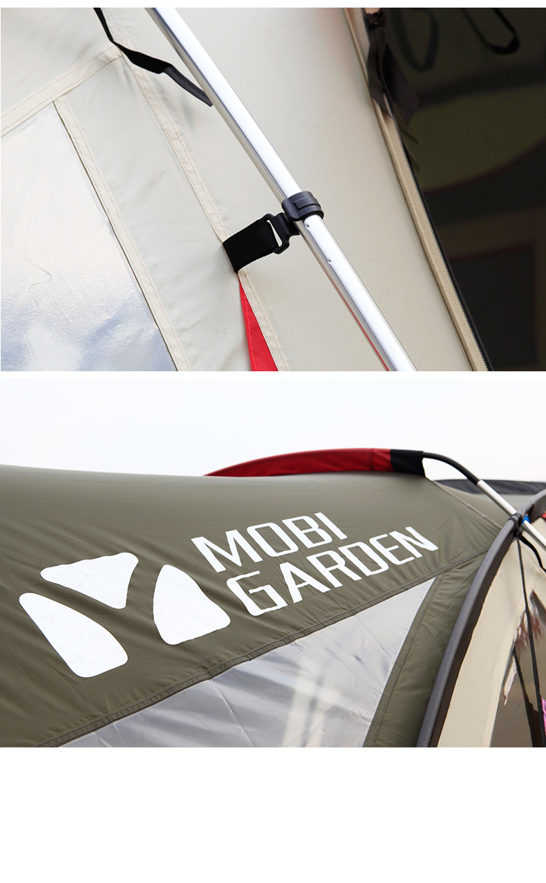 Cheap Goat Tents Mobi Garden Nature Hike Outdoor Camping Tent Travel Windproof Rain Proof Double