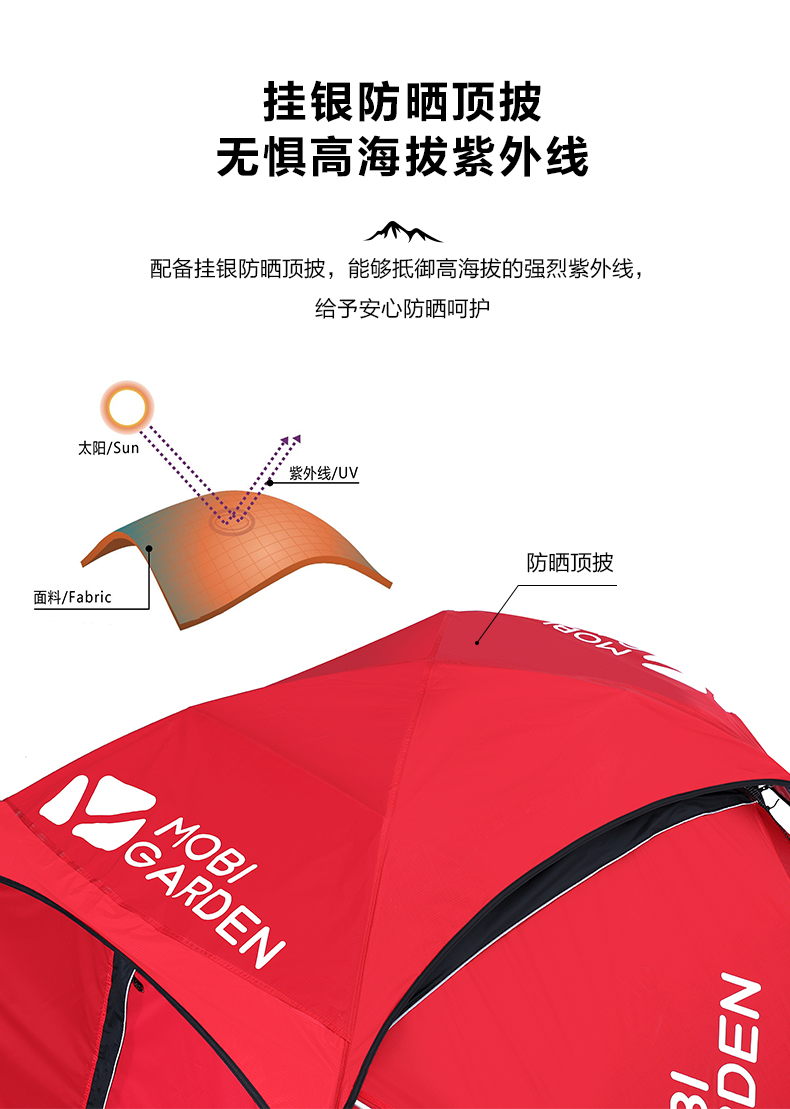 Cheap Goat Tents Mobi Garden Outdoor Tent Rain And Snowstorm Camping Thickening Hiking Hiking Snow Mountain Tent Mx