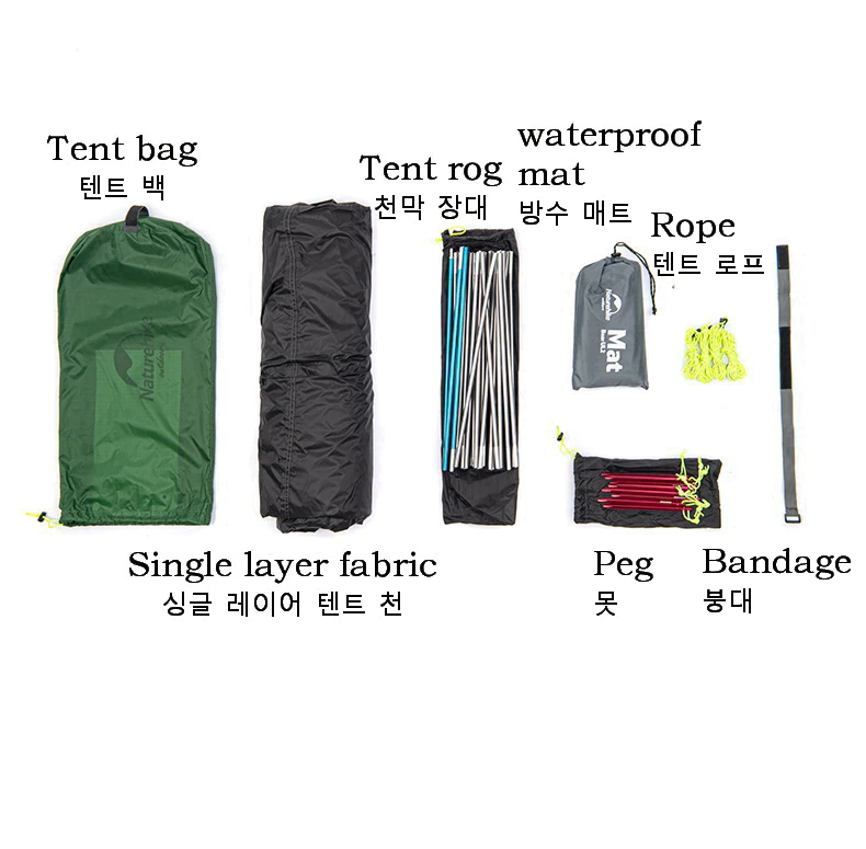 Cheap Goat Tents Narurehike Ultralight 2 People Outdoor Camping Tents Silicone Coating Single Layer Hiking Tents Waterproof Pu4000 Bear