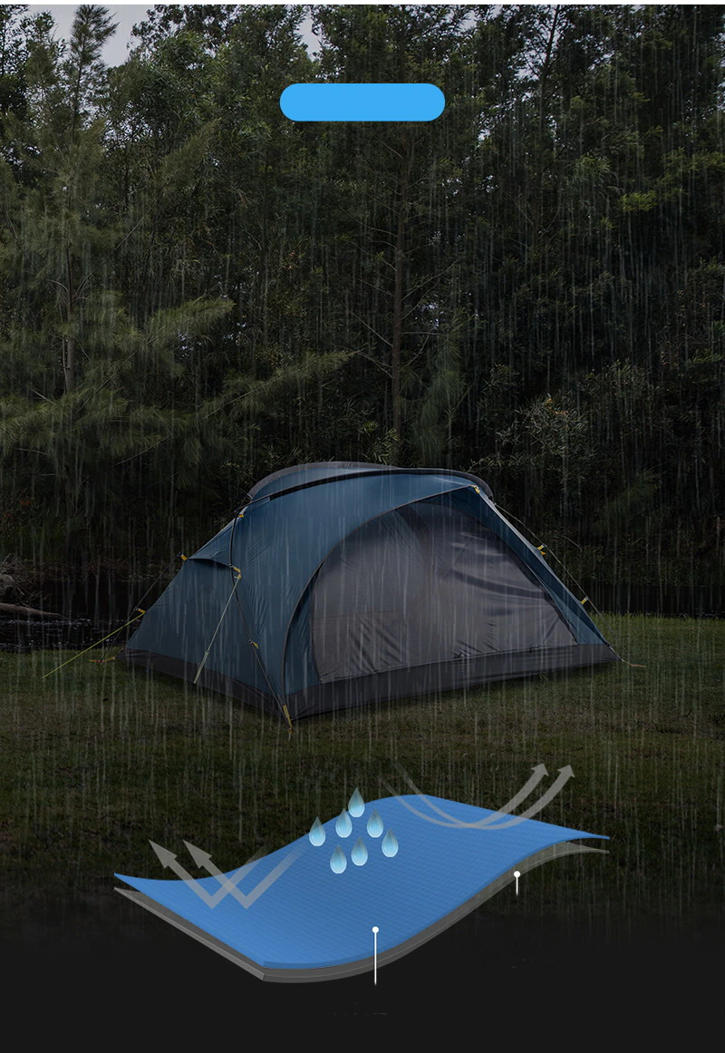 Cheap Goat Tents Narurehike Ultralight 2 People Outdoor Camping Tents Silicone Coating Single Layer Hiking Tents Waterproof Pu4000 Bear