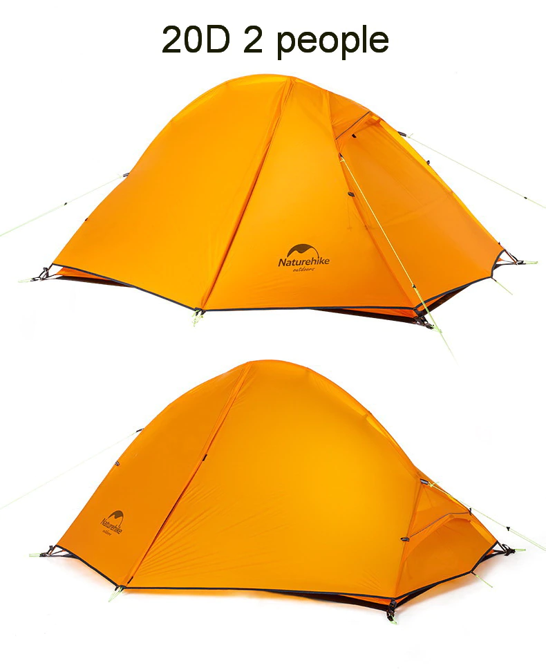 Cheap Goat Tents  Cycling Single Tents Waterproof 1 2 Person Backpacking Trekking Mountain Pu4000 Camping Tent Ultralight