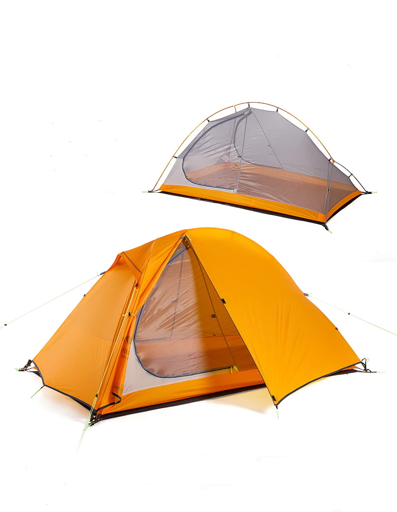 Cheap Goat Tents  Cycling Single Tents Waterproof 1 2 Person Backpacking Trekking Mountain Pu4000 Camping Tent Ultralight