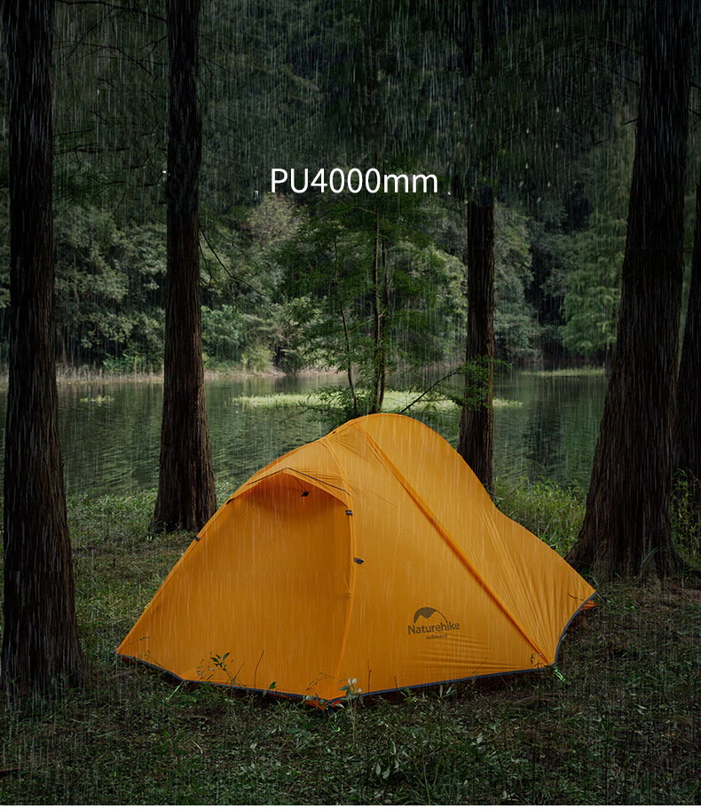 Cheap Goat Tents  Cycling Single Tents Waterproof 1 2 Person Backpacking Trekking Mountain Pu4000 Camping Tent Ultralight