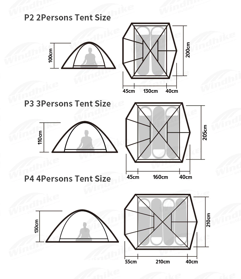 Cheap Goat Tents  P Series Camping Tent Ultralight 2