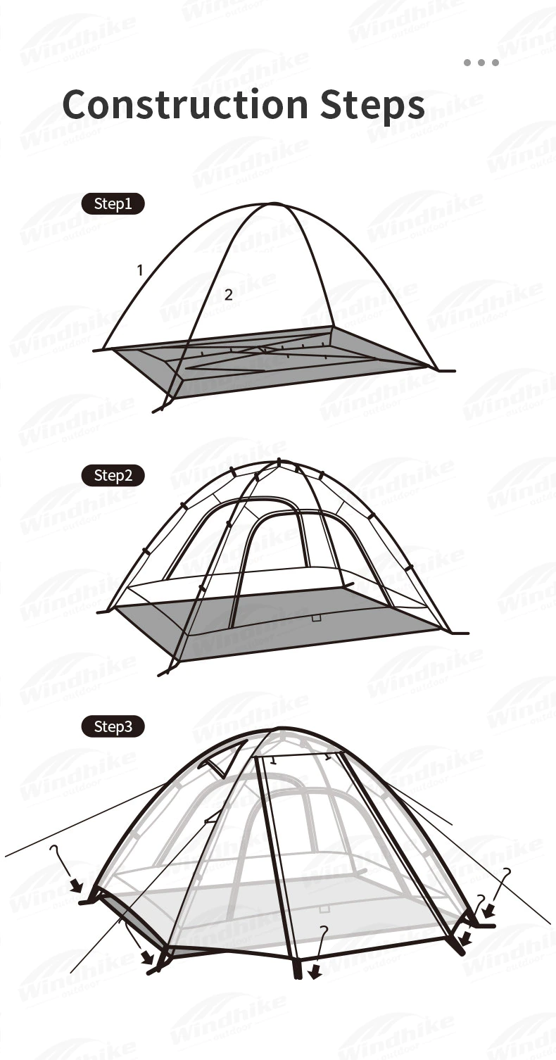 Cheap Goat Tents  P Series Camping Tent Ultralight 2