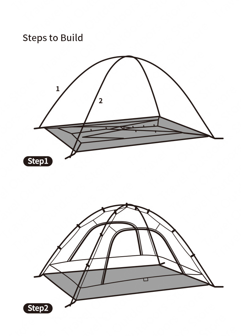 Cheap Goat Tents  P Series Camping Tent Ultralight 2