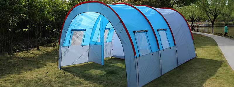 Cheap Goat Tents Outdoor Camping Tent Speed Open Tents Throw Pop Up Hiking Automatic Season Family Party Beach Tents Large Space Free Shipping