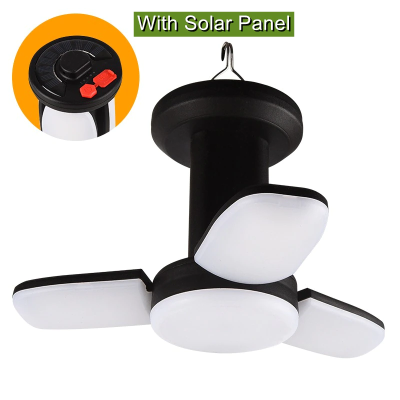 Cheap Goat Tents Outdoor Lighting Led Leaf Camping Lamp Hung Emergency Solar Usb Rechargeable Tent Camping Lights Fishing Travel Lanterns