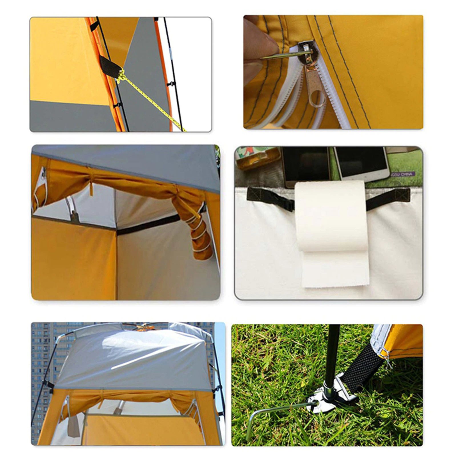Cheap Goat Tents Portabele Privacy Shower Tent New Ultralight Tents Removable Dressing For Outdoors Beach Camping Travelling Bathing Accessories