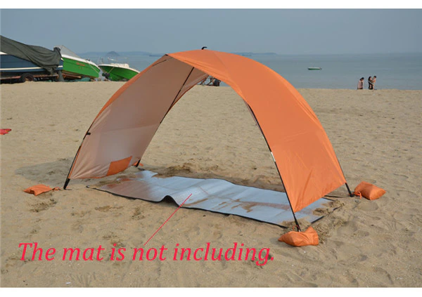 Cheap Goat Tents Portable Beach Tent Cabana Sun Shade Canopy Fishing Shelter Tents Awning Sunshade Strandtent Summer Uv Beach Umbrella Tent