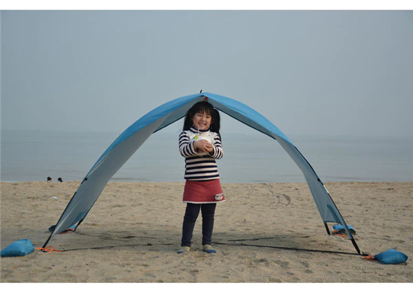 Cheap Goat Tents Portable Beach Tent Cabana Sun Shade Canopy Fishing Shelter Tents Awning Sunshade Strandtent Summer Uv Beach Umbrella Tent