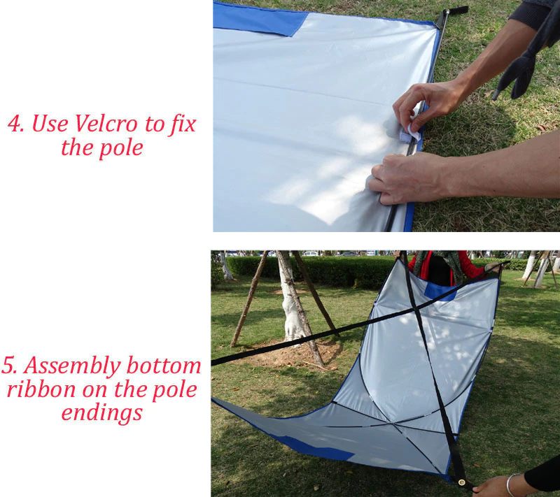 Cheap Goat Tents Portable Beach Tent Cabana Sun Shade Canopy Fishing Shelter Tents Awning Sunshade Strandtent Summer Uv Beach Umbrella Tent