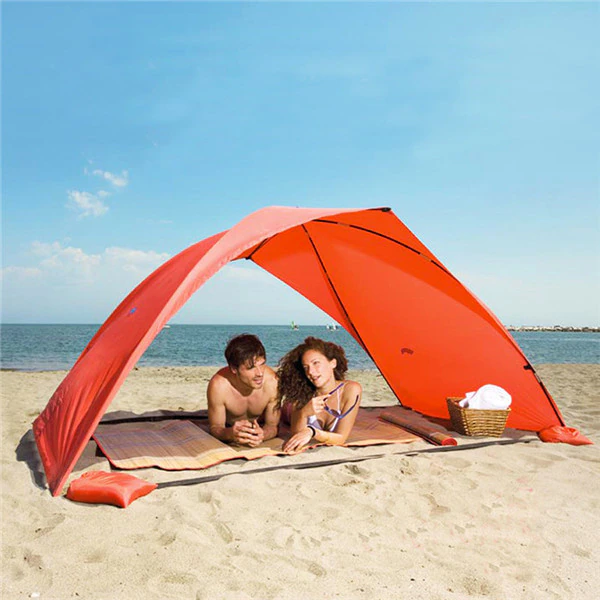 Cheap Goat Tents Portable Beach Tent Cabana Sun Shade Canopy Fishing Shelter Tents Awning Sunshade Strandtent Summer Uv Beach Umbrella Tent