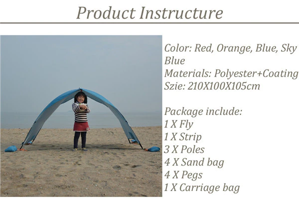 Cheap Goat Tents Portable Beach Tent Cabana Sun Shade Canopy Fishing Shelter Tents Awning Sunshade Strandtent Summer Uv Beach Umbrella Tent